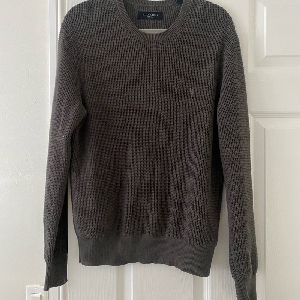 All Saints Men's Rias Crewneck Sweater
